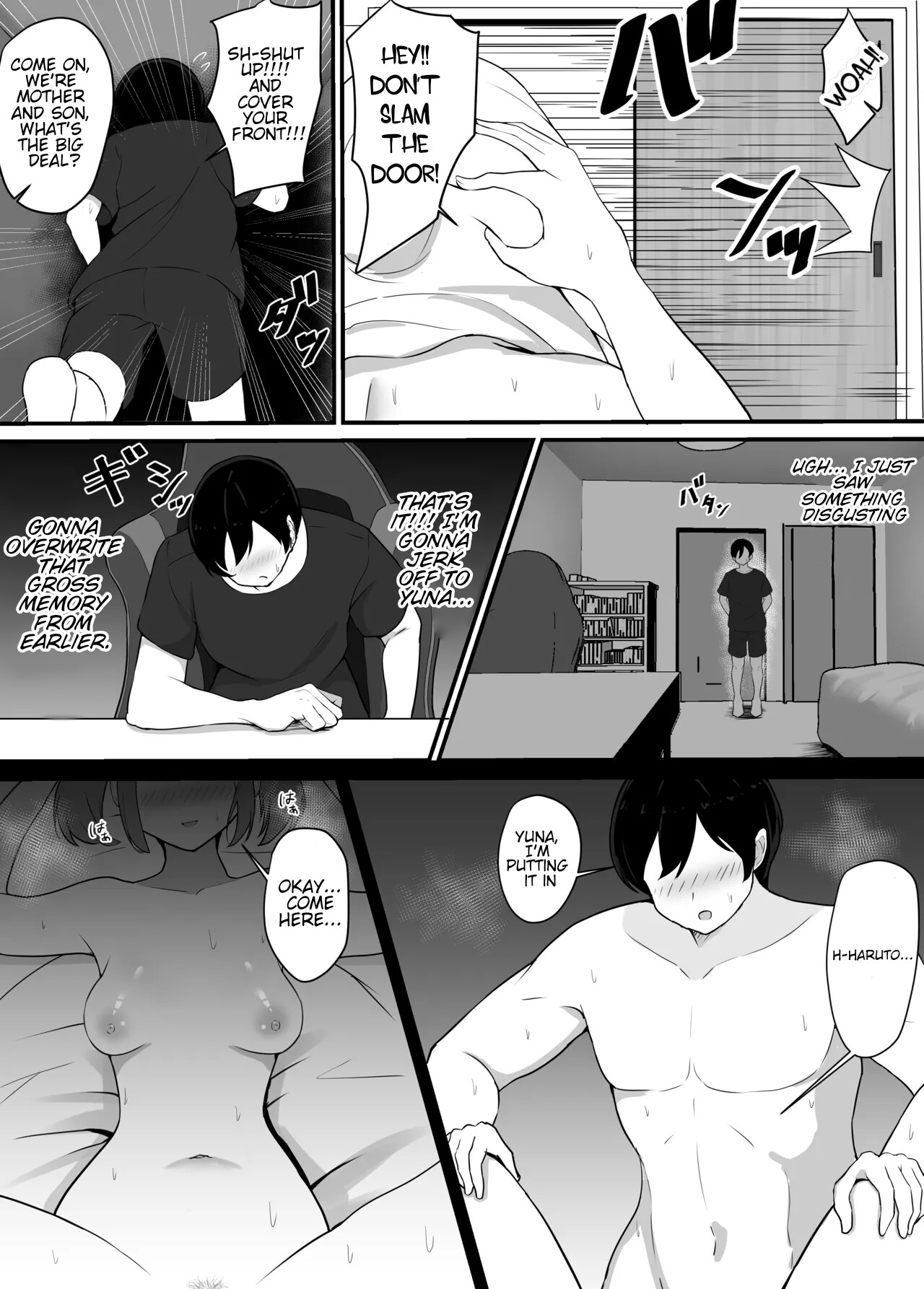 Hentai Manga Comic-Some dude stole my girl, so I blew off steam with my mom.-Read-8